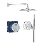 Grohe Grohtherm Smartcontrol Falsík alatti termosztástos zuhanyrendszer Euphoria 260 fejzuhannyal  (34867000)