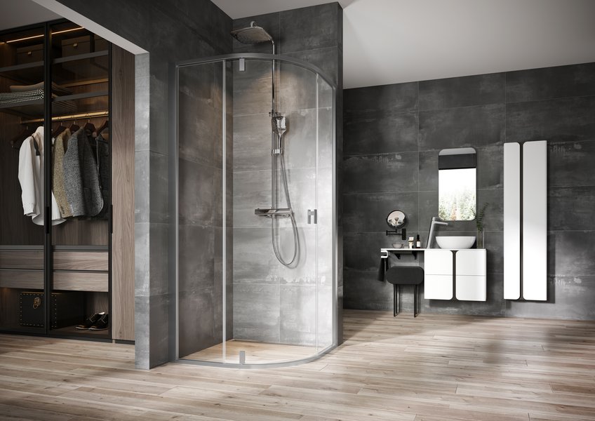 nskk3-satin.jpg RAVAK NEXTY Íves Zuhanykabin NSKK3-100cm - Szatén (3O6AAU00Z1) - Image 1