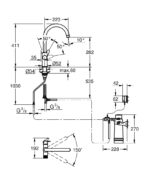 Grohe Blue Pure BauCurve vízszűrős mosogatócsaptelep Kezdőkészlet alapcsomag  (30581000) - Image 3