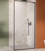 Radaway Modo F II Black Walk-in zuhanyfal﻿﻿﻿﻿ 100x200 cm - Fekete