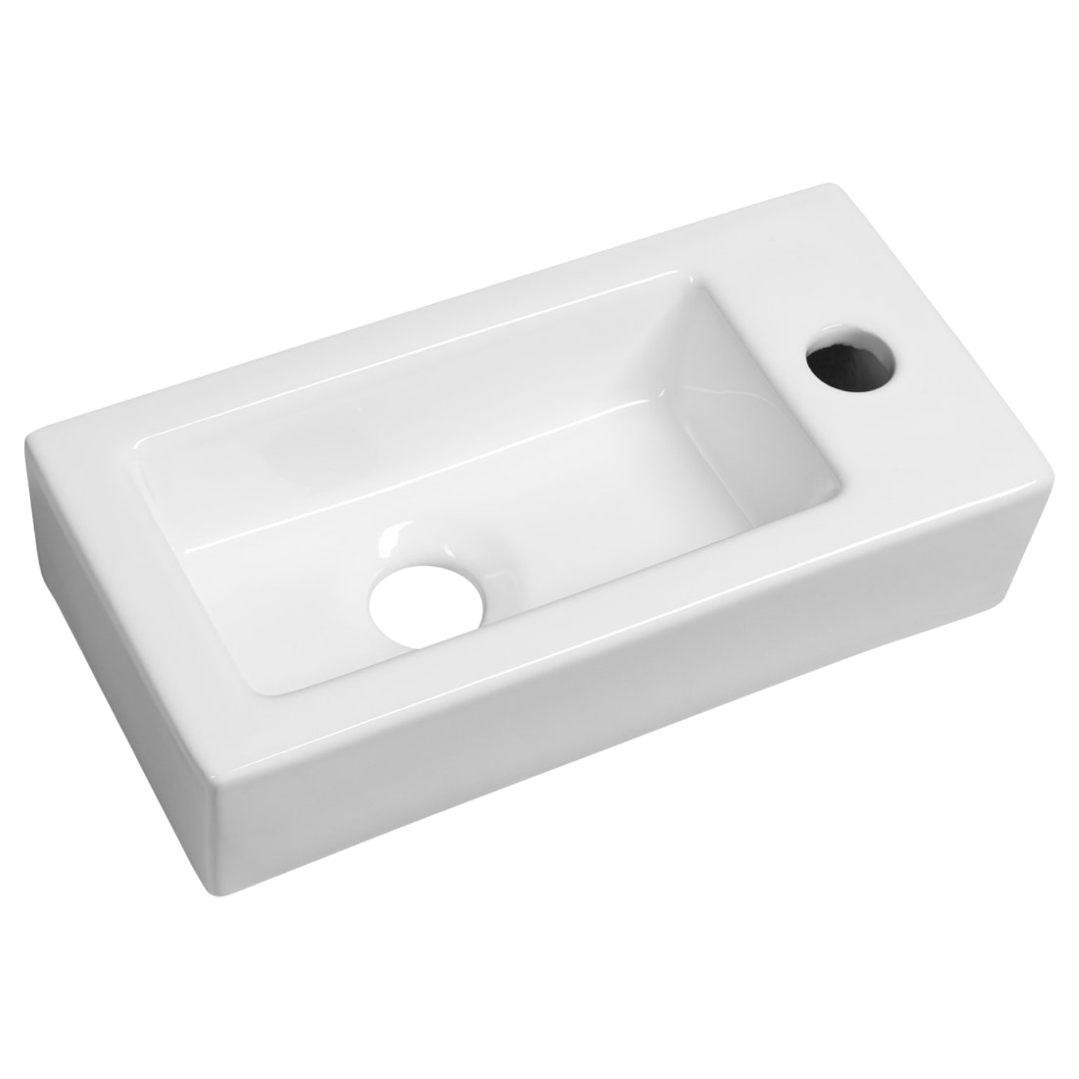 ar495.159914517332125 ZOE kerámiamosdó, jobbos, 37x9x18cm (AR495) - Image 1