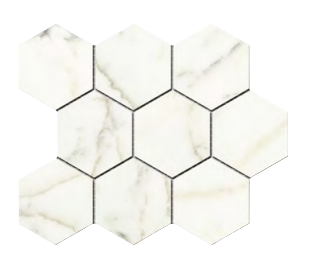 hexa Cristacer Sena Matt Hexagono 26,5x30,5 cm Mozaik (13273CRI) - Image 1