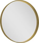 notion kerek, keretes tükör, átm:80cm, matt arany (nt800g) - Image 4