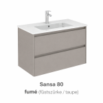Bannio Sansa 80 x 45 cm  alsó szekrény fali- sandy smoky színben