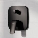 Hansgrohe Logis Egykaros kádcsaptelep falsík alatti szereléshez, matt fekete (71405670) - Image 2