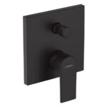 Hansgrohe Vernis Shape Egykaros kádcsaptelep falsík alatti szereléshez, Matt Fekete (71468670)