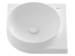 Ravak Yard C 45x45 cm kerámia sarokmosdó - matt fehér (XJX0E245001)