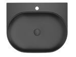 Ravak Yard 60 x 50 cm kerámia mosdó - matt fekete (XJX0D260002) - Image 5