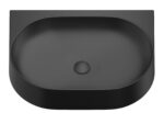 Ravak Yard 60 x 50 cm kerámia mosdó - matt fekete (XJX0D260002) - Image 6