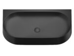 Ravak Yard 80 x 50 cm kerámia mosdó - matt fekete (XJX0D280002) - Image 4