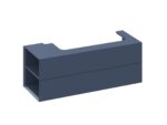 Ravak SD Lite 120 balos fürdőszobai szekrény - Deepsea Blue (X000001881) - Image 2