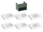 Ravak SD Lite 60 x 45 cm  fürdőszobai alsószekrény -   Grey Green  (X000001858) - Image 5