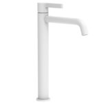 ICONIC magasított mosdócsaptelep, matt fehér (AF006W)