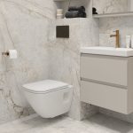 cersanit moduo slim 80x38 cm kasmír alsószekrény mosdóval előlnézet