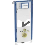 Geberit Duofix fali WC-szerelőelem, 112 cm, Sigma 12 cm-es falsík alatti öblítőtartállyal, csatlakozócsonkkal szagelszíváshoz (111.367.00.6)