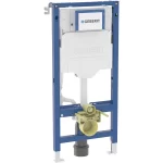 Geberit Duofix fali WC-szerelőelem, 112 cm, Sigma 12 cm-es falsík alatti öblítőtartállyal és elektromos és kommunikációs csatlakozódobozzal (111.921.00.6)