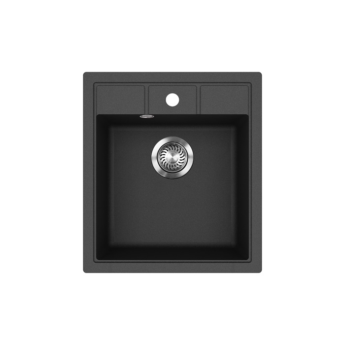 EVIDO_Easy_45_granit_mosogato_515_x_460_mm_antracit-i74697 EVIDO Easy 45 gránit mosogató, 515 x 460 mm - Antracit (442125) - Image 1