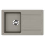 EVIDO Home 45S gránit mosogató, 765 x 460mm - Platina (442065)