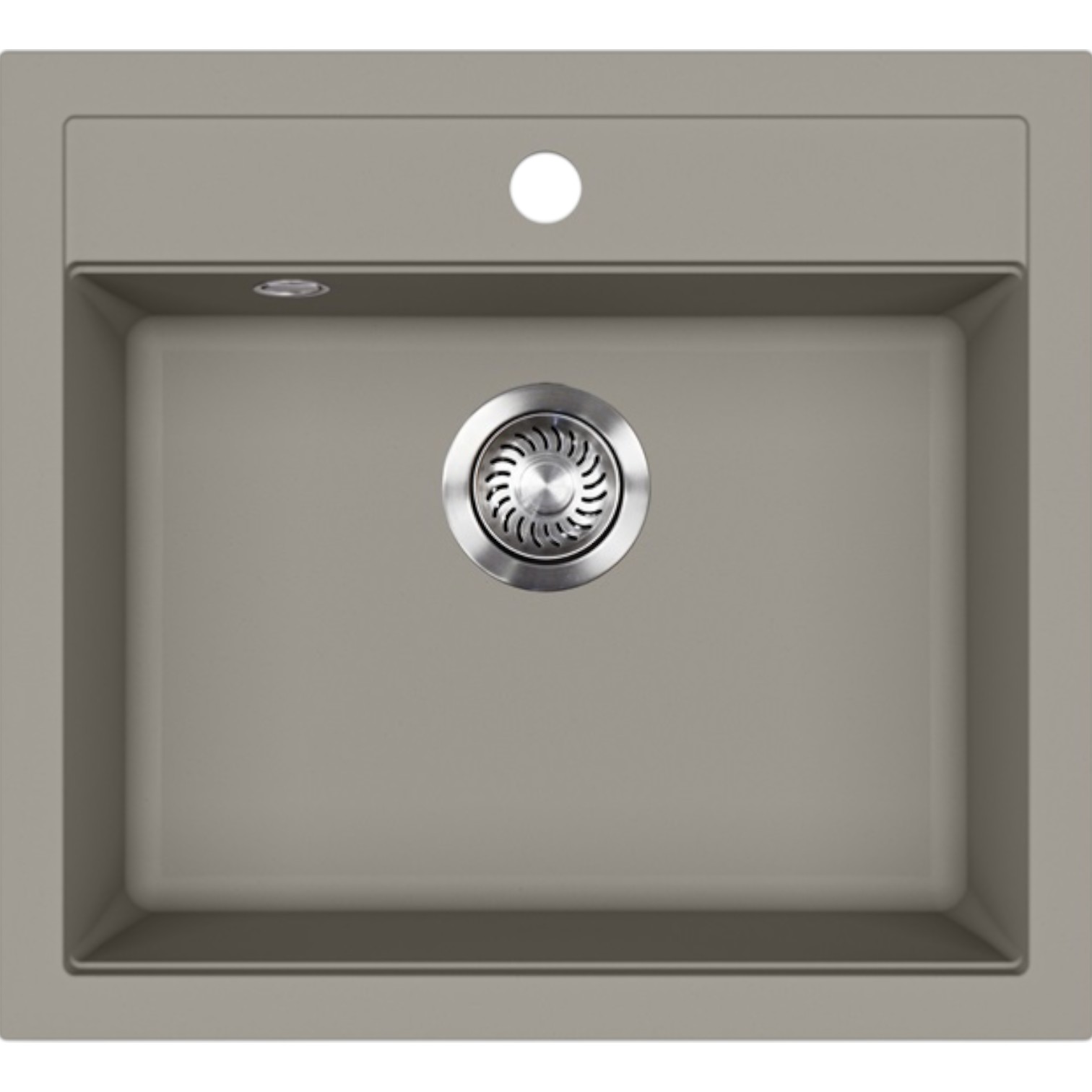 EVIDO_Quadro_6_granit_mosogato_562_x_510_mm_platina-i70259 Evido Quadro 6 mosogatótálca 562 x 510mm ,1 medencés - Platina (442063) - Image 1