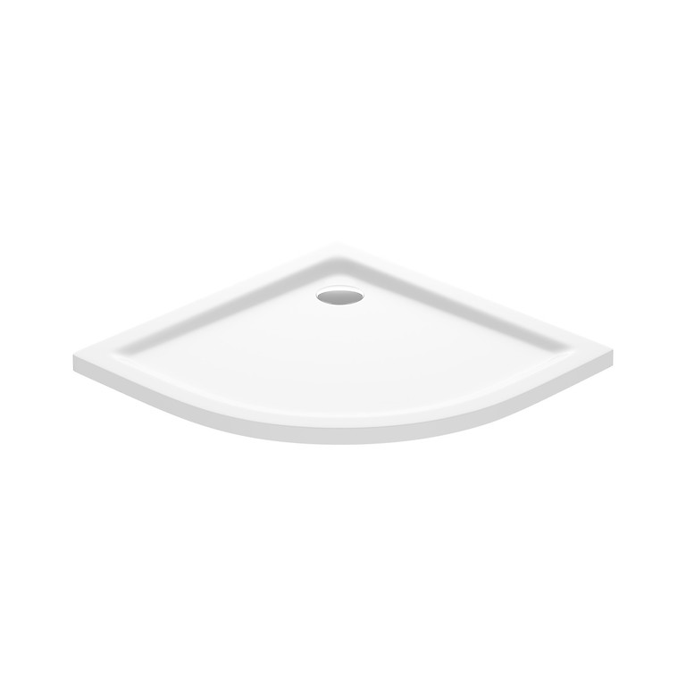 s204-002_tako_90x90x4_shower_tray_white_halfround_a,qnuMpq2lq3GXrsaOZ6Q Cersanit TAKO negyedkörívesíves akryl zuhanytálca 90x90×4 cm (S204-002) - Image 1