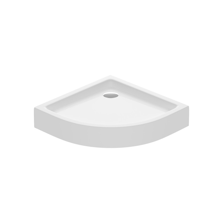 s204-003_tako_80x80x16_shower_tray_white_halfround_a,qnuMpq2lq3GXrsaOZ6Q Cersanit TAKO negyedkörívesíves akryl zuhanytálca 80x80×16 cm (S204-003) - Image 1