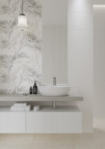 Cersanit Softy Leaves White Inserto 29×89 cm falicsempe (ND1557-001) - Image 4