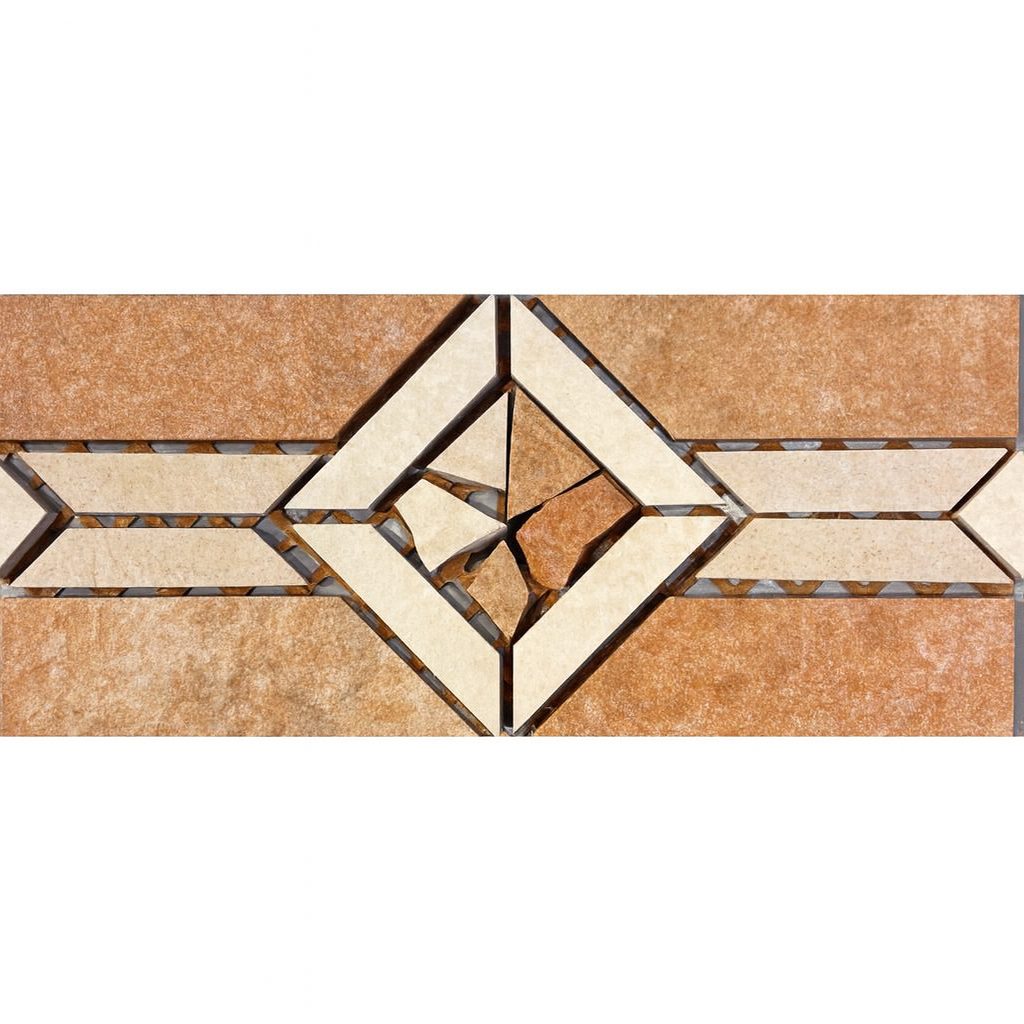 15611 Him. Fas. Bian. Alfa Ceramica HIMALAYA BIANCO FASCIA 13X30 cm padlódekor - Image 1