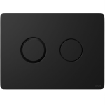 Cersanit ACCENTO pneumatikus matt fekete nyomólap – kör alakú nyomógombbal (K97-425)