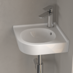 Villeroy & Boch O'novo sarokkézmosó 32x32 cm, fehér (73103201) - Image 3