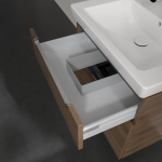 Villeroy & Boch Subway 2.0 alsószekrény, 2 kihúzható fiók, 637 x 590 x 454 mm, Arizona Oak (A91010VH) - Image 6