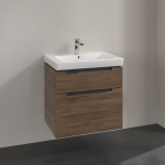 Villeroy & Boch Subway 2.0 alsószekrény, 2 kihúzható fiók, 637 x 590 x 454 mm, Arizona Oak (A91010VH) - Image 5