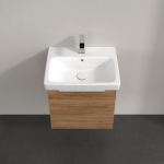Villeroy & Boch Architectura Mosdószekrény, 1 fiókkal 500 x 470 x 415 mm, Kansas tölgy (B88500RH) - Image 4