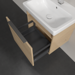 Villeroy & Boch Architectura Mosdószekrény, 1 fiókkal 500 x 470 x 415 mm, Északi tölgy (B88500VJ) - Image 4