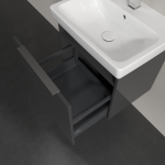Villeroy & Boch Architectura Mosdószekrény, 1 fiókkal 500 x 470 x 415 mm, Szürke (B88500VT) - Image 3