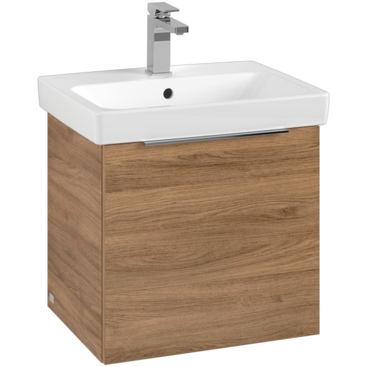 csm_pic_B88500RH_4A8755_681000_TVW125001000_84b70b594d Villeroy & Boch Architectura Mosdószekrény, 1 fiókkal 500 x 470 x 415 mm, Kansas tölgy (B88500RH) - Image 1
