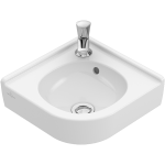 Villeroy & Boch O'novo sarokkézmosó 32x32 cm, fehér (73103201)