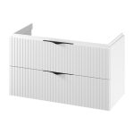 Cersanit Tirso 100x45 cm alsószekrény- matt fehér (S1015-014) | Lapraszerelt - Image 2