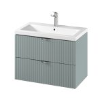 Cersanit Tirso 80×45 cm alsószekrény, Como mosdóval – Fiord (S801-540) | Lapraszerelt