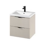 Cersanit Tirso 60×45 cm alsószekrény, Como mosdóval – kasmír (S801-541) | Lapraszerelt - Image 2