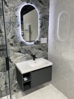 Villeroy & Boch  Skyla mosdószekrény, 1 fiókkal 772 x 436 x 439 mm, Szürke (C78700VR) - Image 2