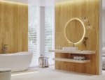 Cersanit WT 1117 Verbi Wood Beige Structure Rect 39,8x119,8 cm falicsempe (NT1561-001-1) - Image 3
