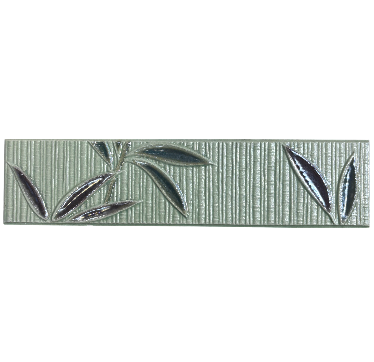CRDWD097-043 Cersanit Tenera Kafel Bambus Verde 6x25 cm Dekorcsík - Image 1