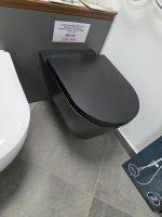 Laufen Kartell Matt Fekete Perem Nélküli Fali WC, Ülőkével - Kiállított darab - Image 2