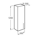 Roca Prisma magas szekrény (A856887806) - Kiállítási darab - Image 2