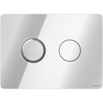 Cersanit ACCENTO pneumatikus króm nyomólap – kör alakú nyomógombbal (S97-056)