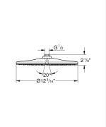 Grohe Rainshower 310 Mono fejzuhany Króm (26569000) - Image 2