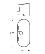 GROHE EasyReach polcrátét zuhanyrúdhoz Fehér (26770001) - Image 3
