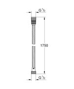 Grohe Rotaflex Metal Long-Life Fém zuhanygégecső 175 cm (28025001) - Image 2