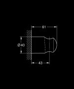 Grohe Tempesta fali kézi zuhanytartó (28605001) - Image 3
