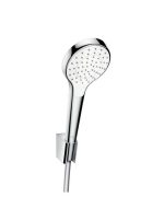Hansgrohe Croma Select S zuhanyszett, 1jet, 125 cm-es zuhanytömlővel, króm/fehér (26420400)